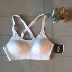 Brand New White Mesh Victoria’s Secret Sports Bra